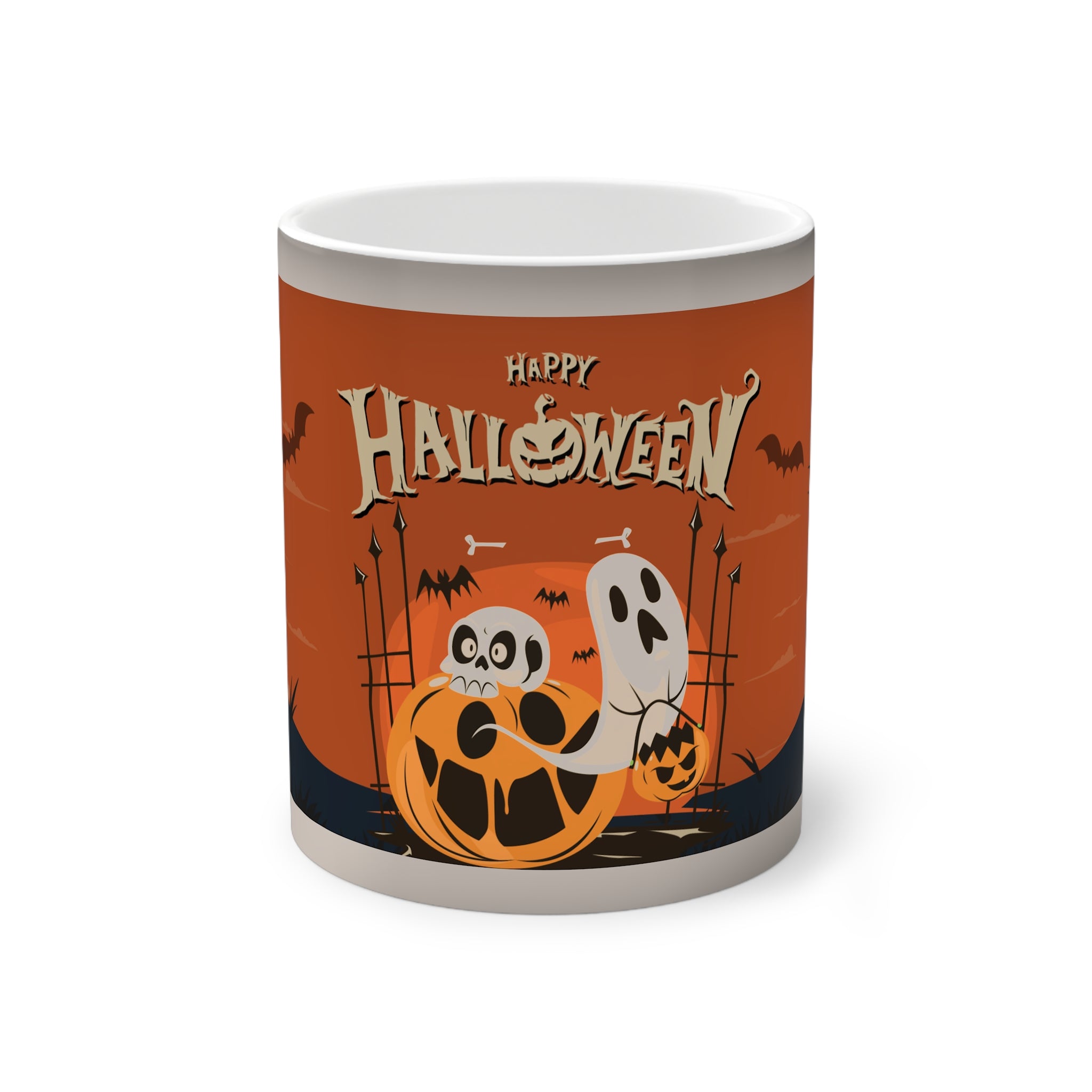 Happy Halloween with Pumpkin | Color-Changing Mug